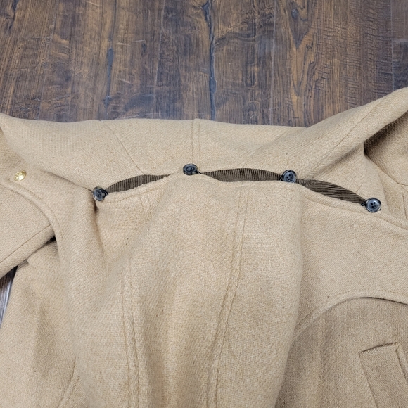 J. Crew Stowe Parka in Italian Stadium Cloth Camel Brown Wool 2 P XS - Picture 8 of 10